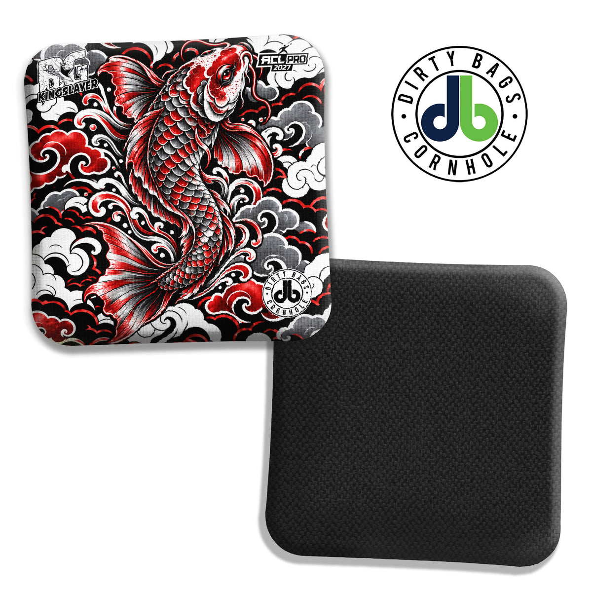 BG Cornhole Bags - Kingslayer - Koi Clouds