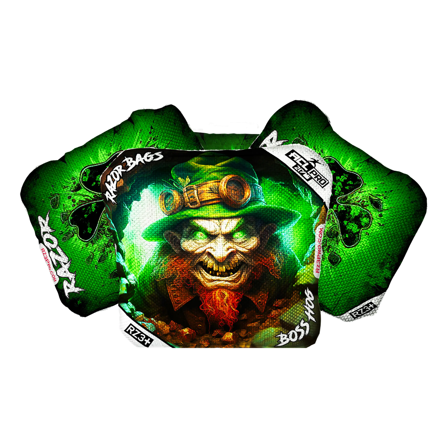 Boss Hog | Leprechaun Cave | ACL PRO Razor Cornhole Bags