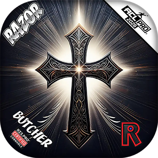 Butcher | Light Cross | ACL PRO Razor Cornhole Bags
