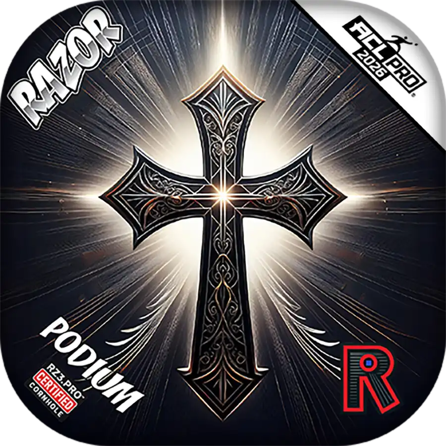 Podium | Light Cross | ACL PRO Razor Cornhole Bags