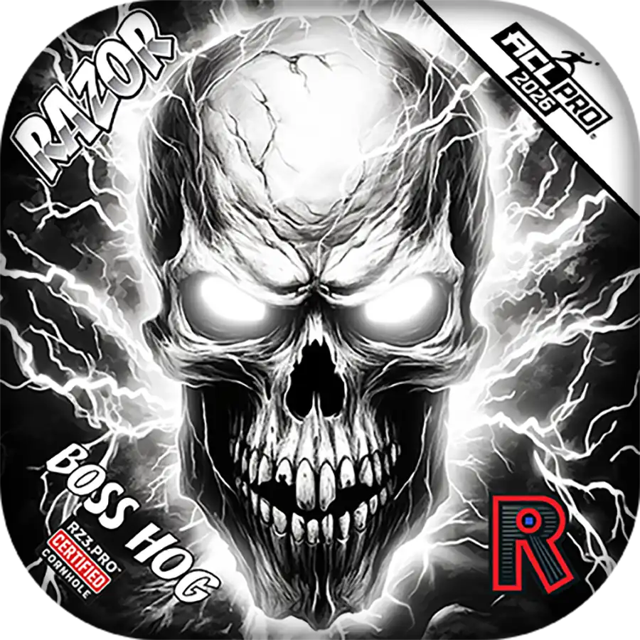 Boss Hog | Skull Lighting Strike | ACL PRO Razor Cornhole Bags