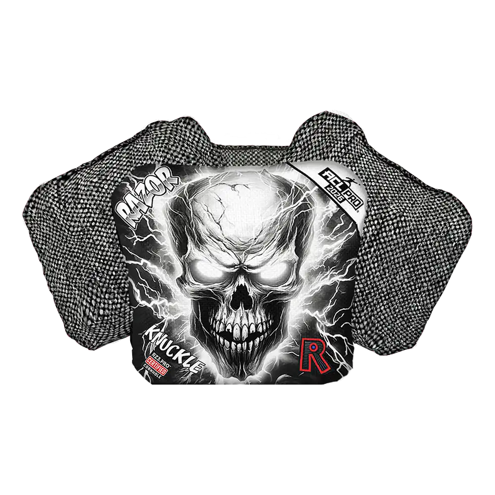 Knuckle | Skull Lighting Strike | ACL PRO Razor Cornhole Bags