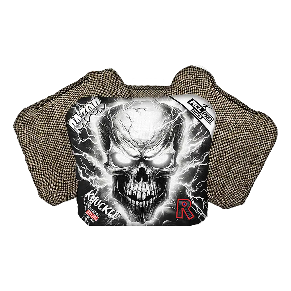 Knuckle | Skull Lighting Strike | ACL PRO Razor Cornhole Bags