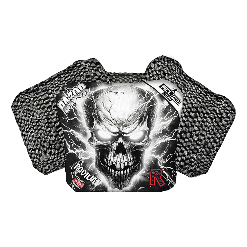 Podium | Skull Lighting Strike | ACL PRO Razor Cornhole Bags
