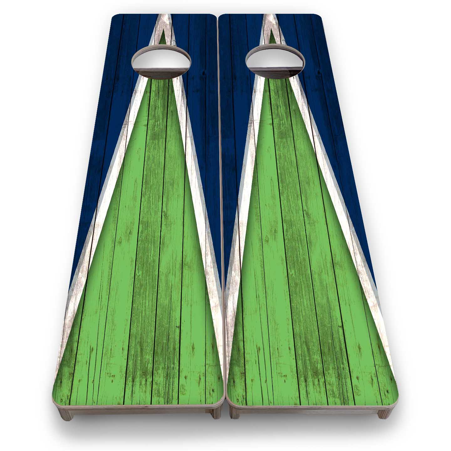 Training Skinny Boards - Sports Theme - Lime & Navy