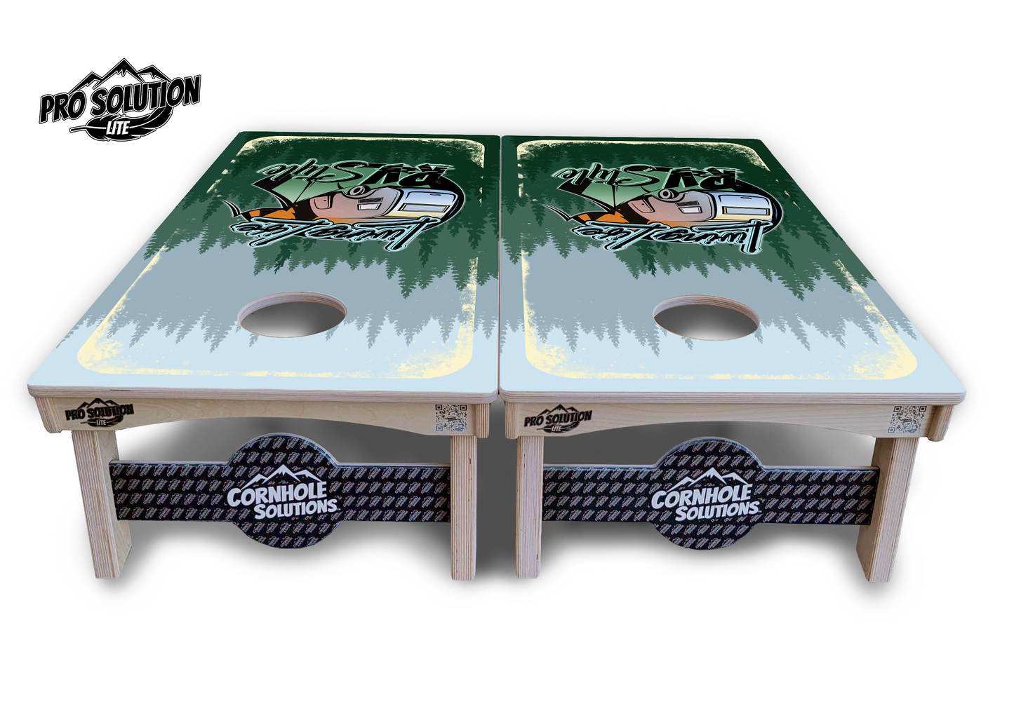 Living Life RV Style Cornhole Boards - Pro Solution Lite Series