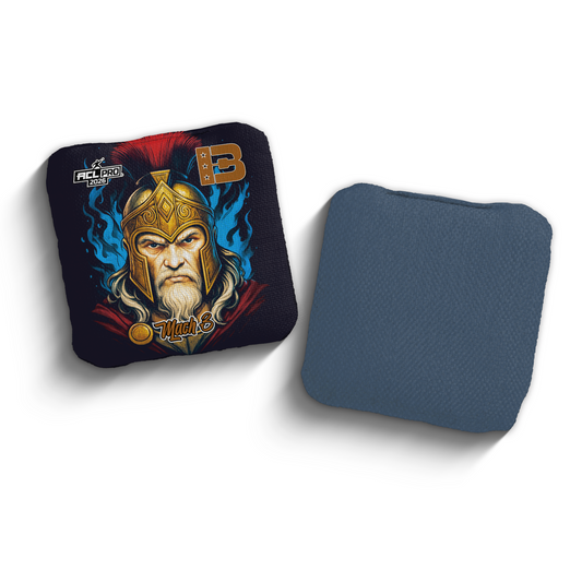 2026 Brotherhood Cornhole Mach 3 Trojan Edition ACL Pro Stamped Cornhole Bags