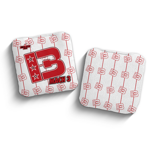 2026 Brotherhood Cornhole Mach 3 TV Approved Light Colored ACL Pro Stamped Cornhole Bags