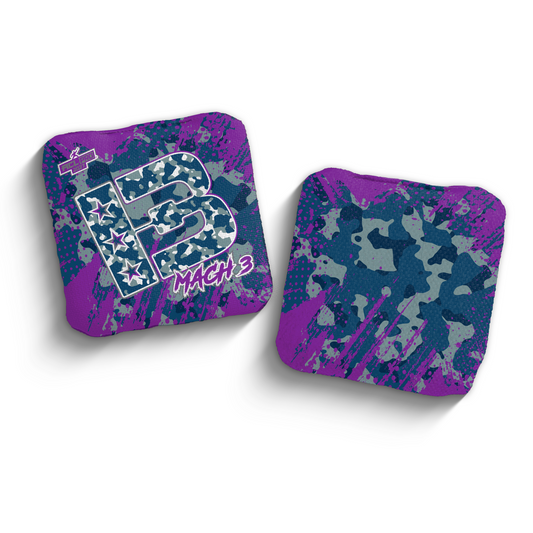 2027 Brotherhood Cornhole Mach 3 Camo Edition ACL Pro Stamped Cornhole Bags