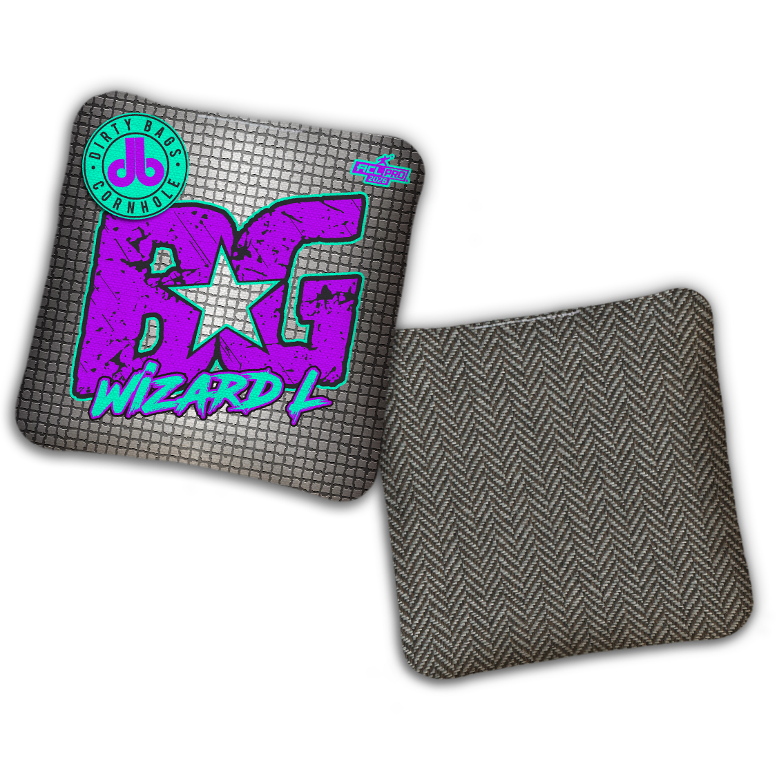 2026 BG Multiple Bag Models - "DB Mosaic” Dirty Bags Collab - ACL Pro Stamped Cornhole Bags - SET OF 4 BAGS