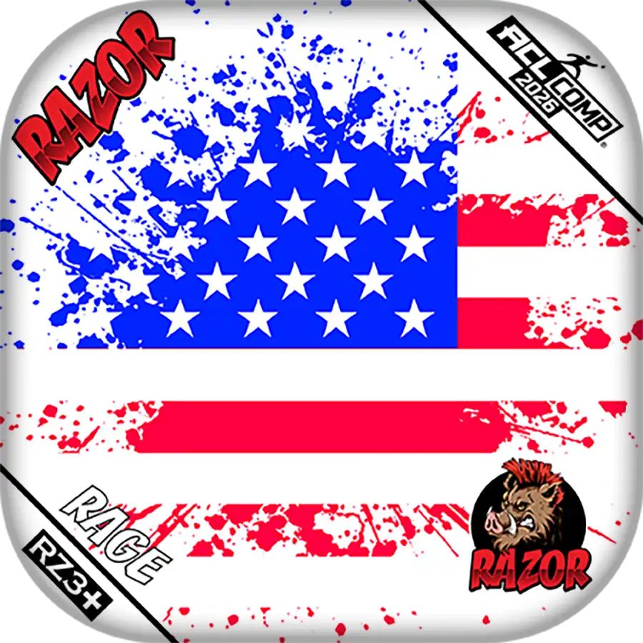 Rage | Flag Merica | ACL COMP Razor Cornhole Bags
