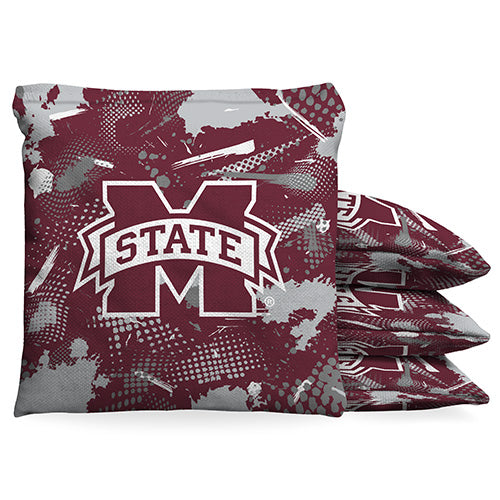 Mississippi State Bulldogs Graffiti 9.5 oz Bean Bag Toss Bags by BAGGO