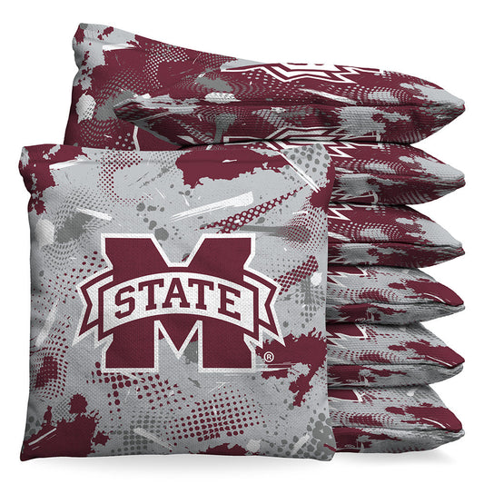 Mississippi State Bulldogs Graffiti 9.5 oz Bean Bag Toss Bags by BAGGO