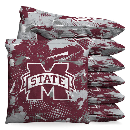 Mississippi State Bulldogs 1 LB Graffiti Bean Bag Toss Bags by BAGGO