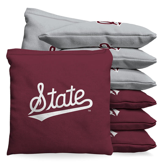 Mississippi State Bulldogs Script 1 LB Cornhole Bean Bags by BAGGO