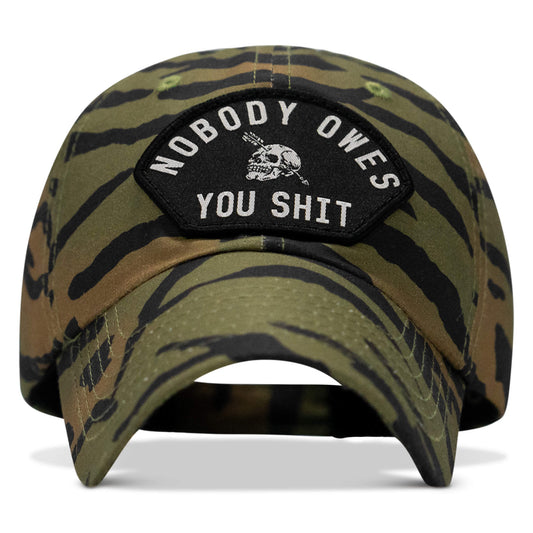 Nobody Owes You Shit Arch Patch Ripstop Tactical Hat