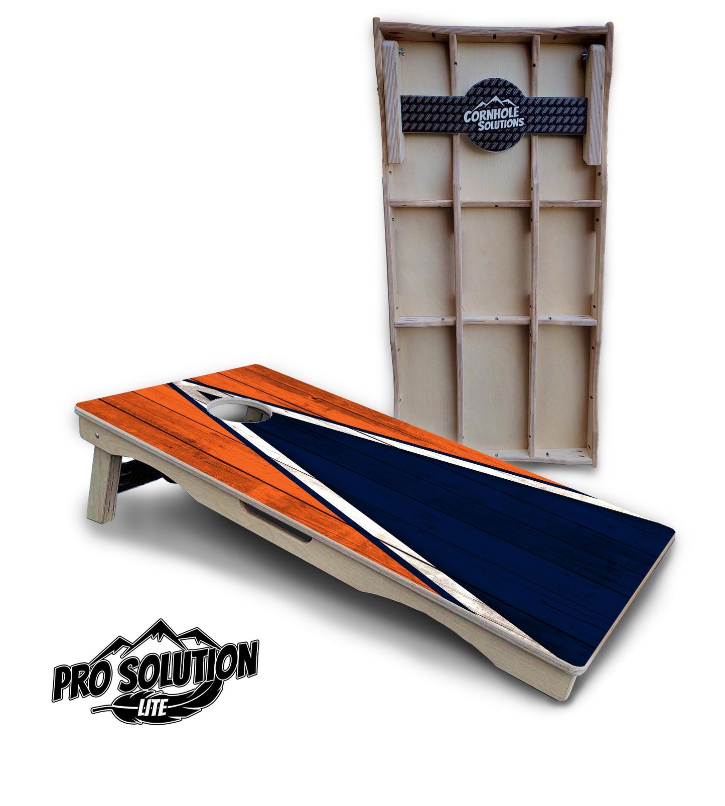 Team Color Triangle Cornhole Boards - Pro Solution Lite Series