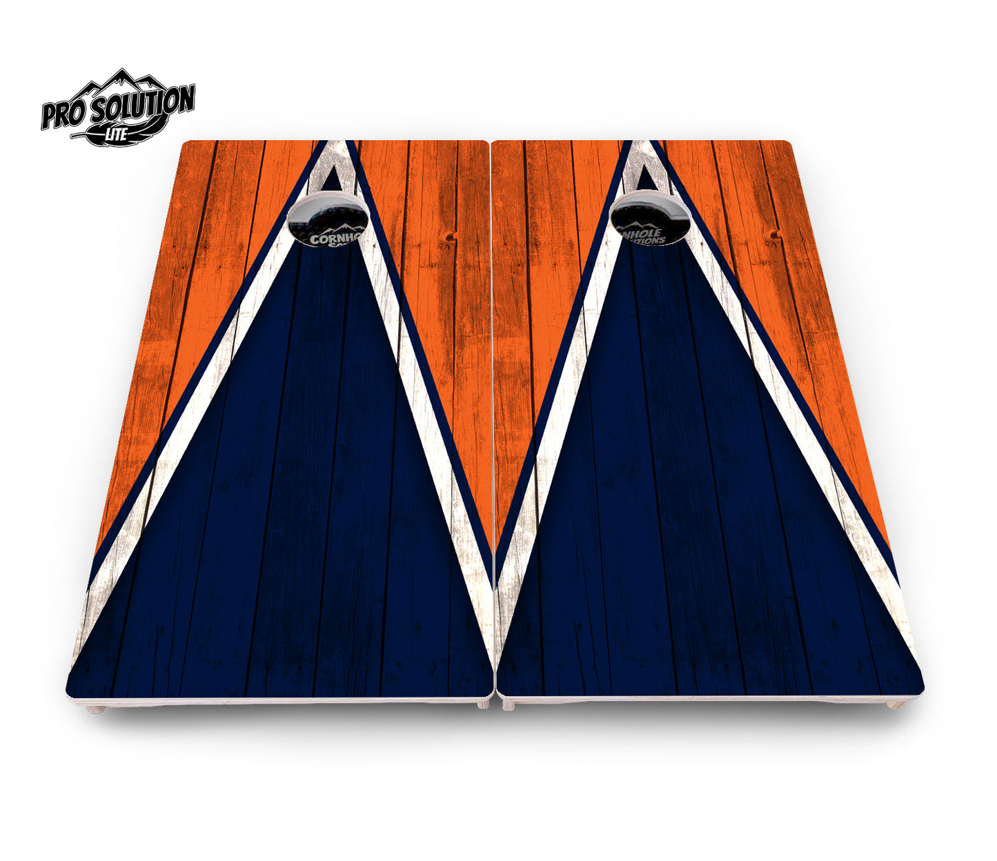 Team Color Triangle Cornhole Boards - Pro Solution Lite Series