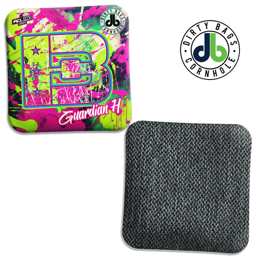 Brotherhood Cornhole Bags - Guardian - Neon Splatter