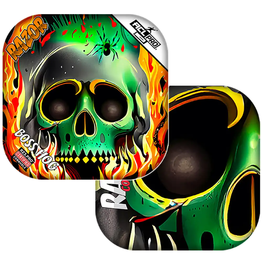 Boss Hog | Nuclear Skull | ACL PRO Razor Cornhole Bags