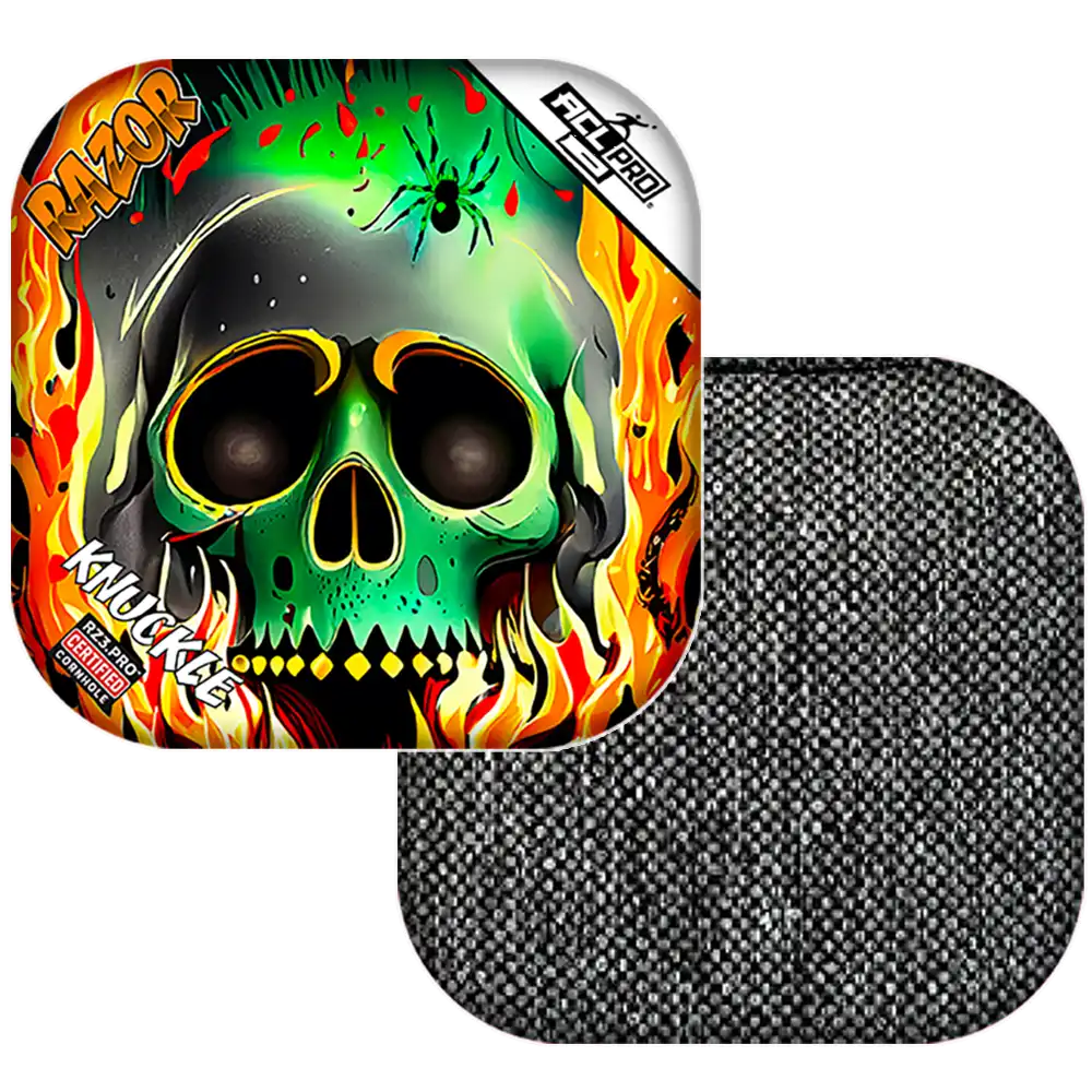 Knuckle | Nuclear Skull | ACL PRO Razor Cornhole Bags