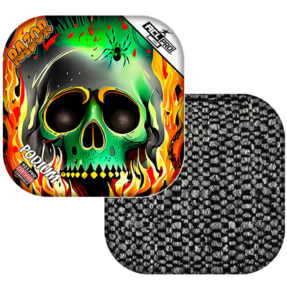 Podium | Nuclear Skull | ACL PRO Razor Cornhole Bags