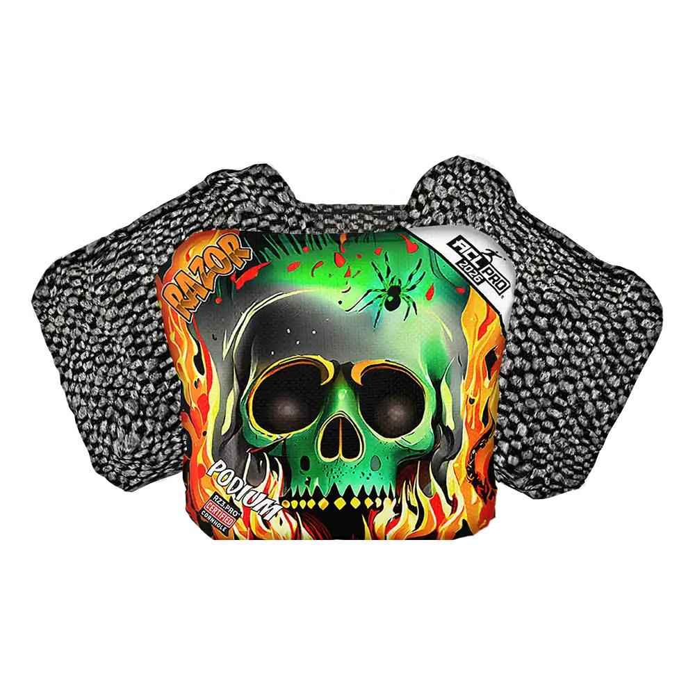 Podium | Nuclear Skull | ACL PRO Razor Cornhole Bags