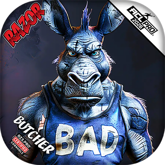 Butcher | Old Bad Ass | ACL PRO Razor Cornhole Bags