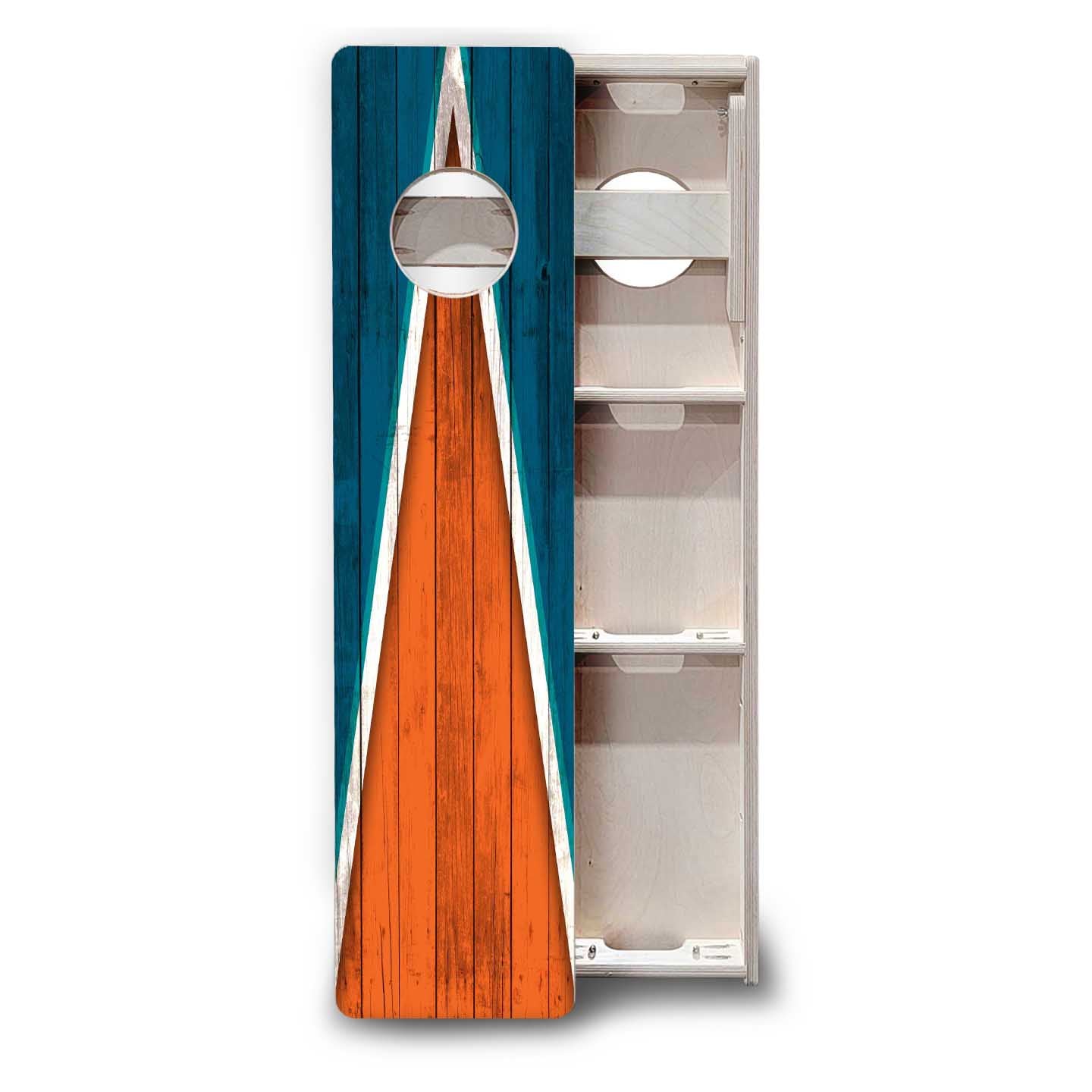 Training Skinny Boards - Sports Theme - Orange & Turquoise