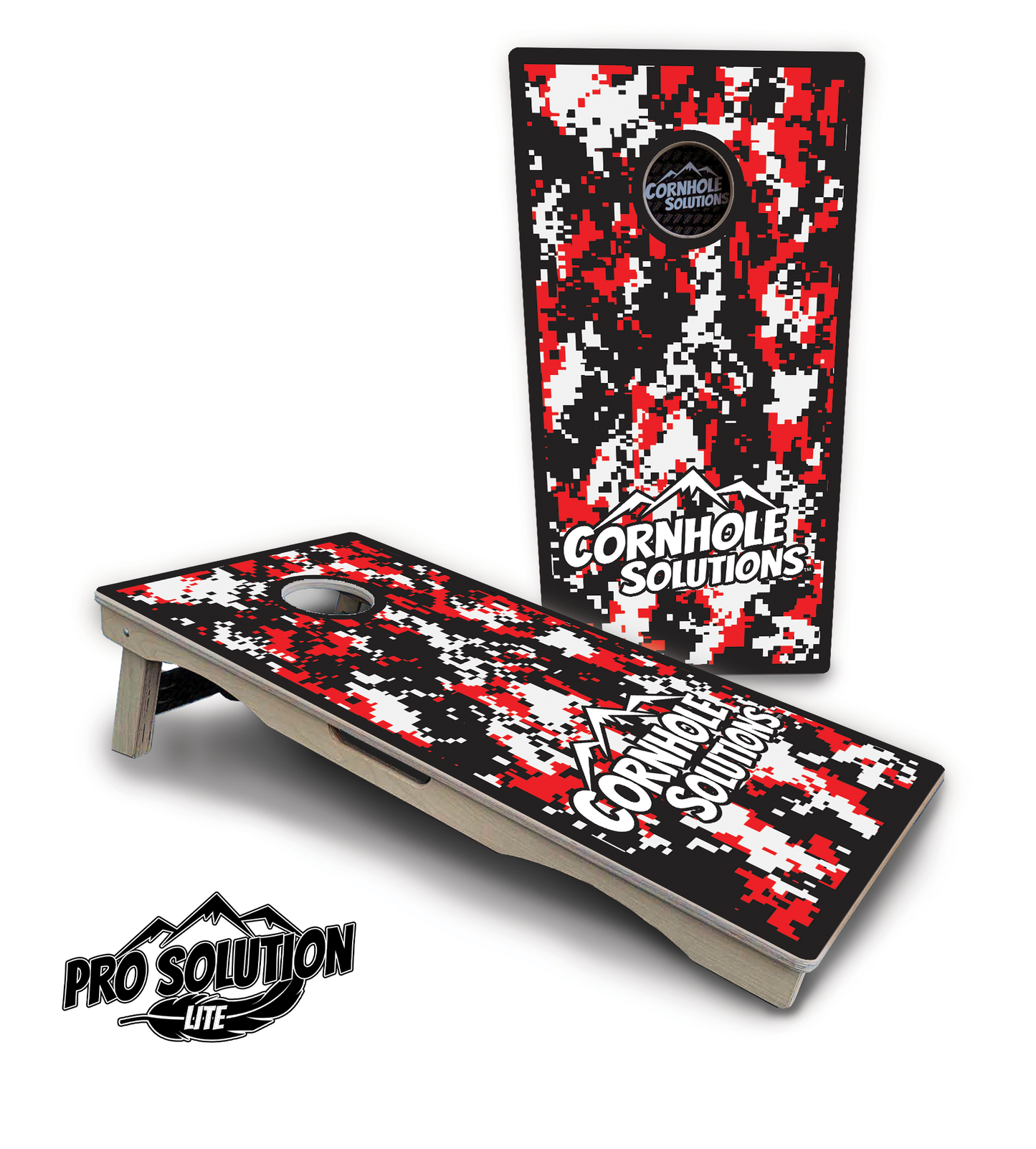 Digital Camo Cornhole Boards - Pro Solution Lite Series