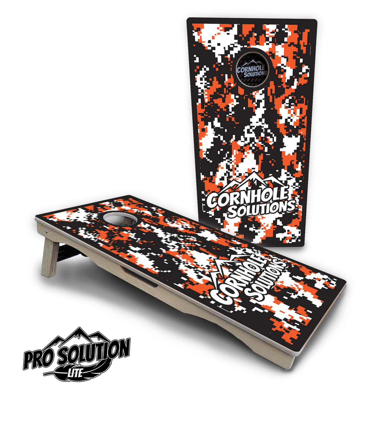 Digital Camo Cornhole Boards - Pro Solution Lite Series
