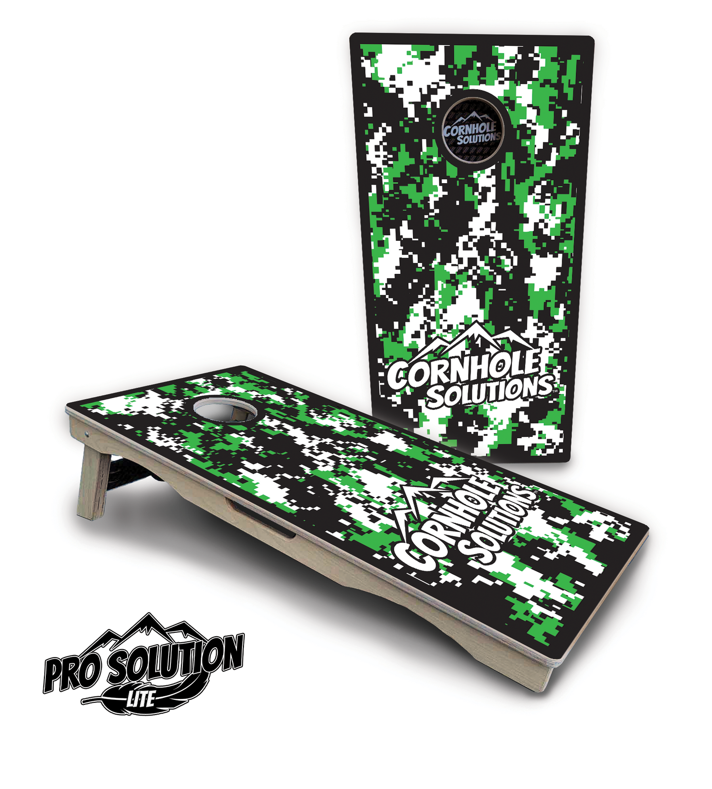 Digital Camo Cornhole Boards - Pro Solution Lite Series