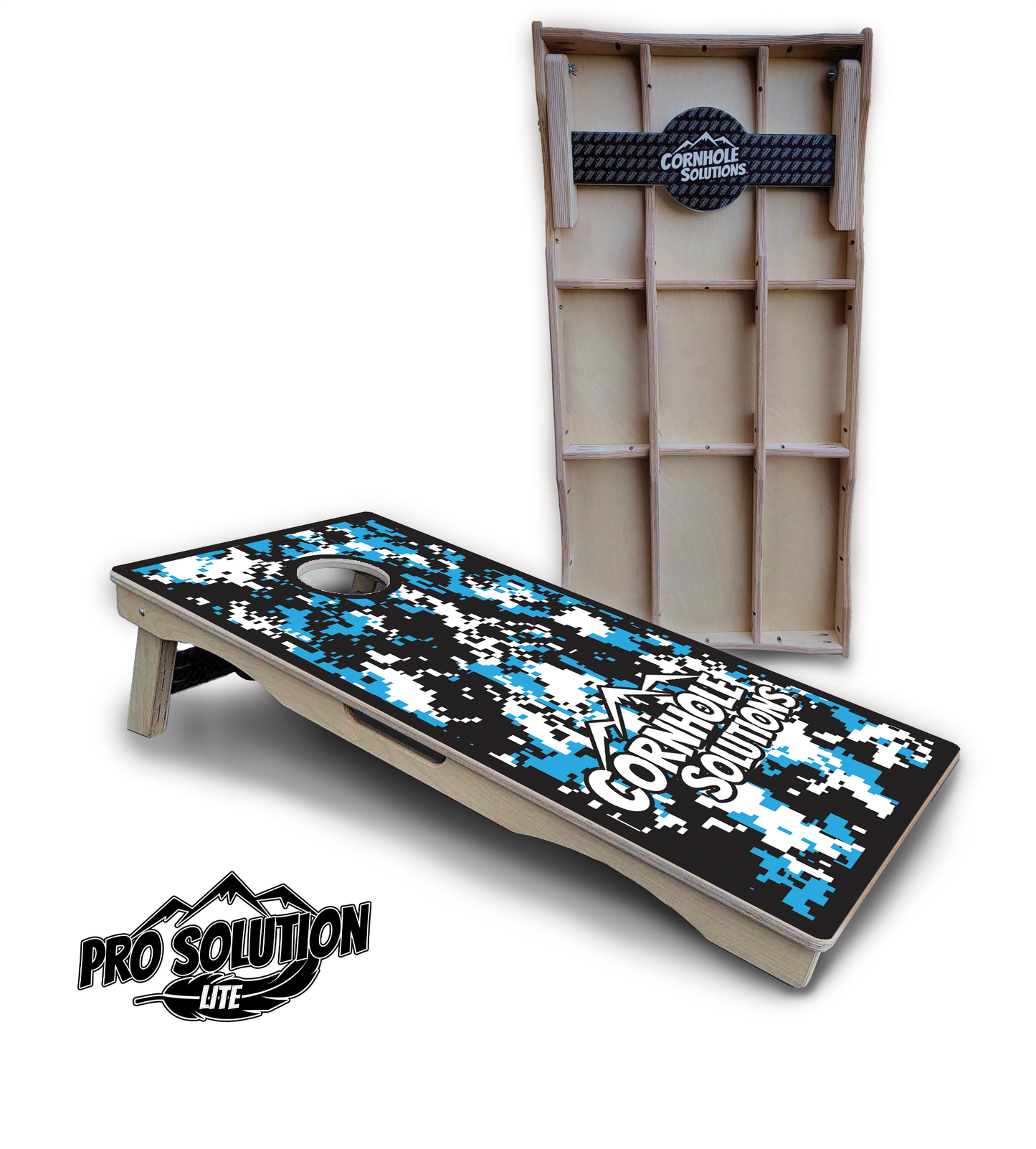 Digital Camo Cornhole Boards - Pro Solution Lite Series