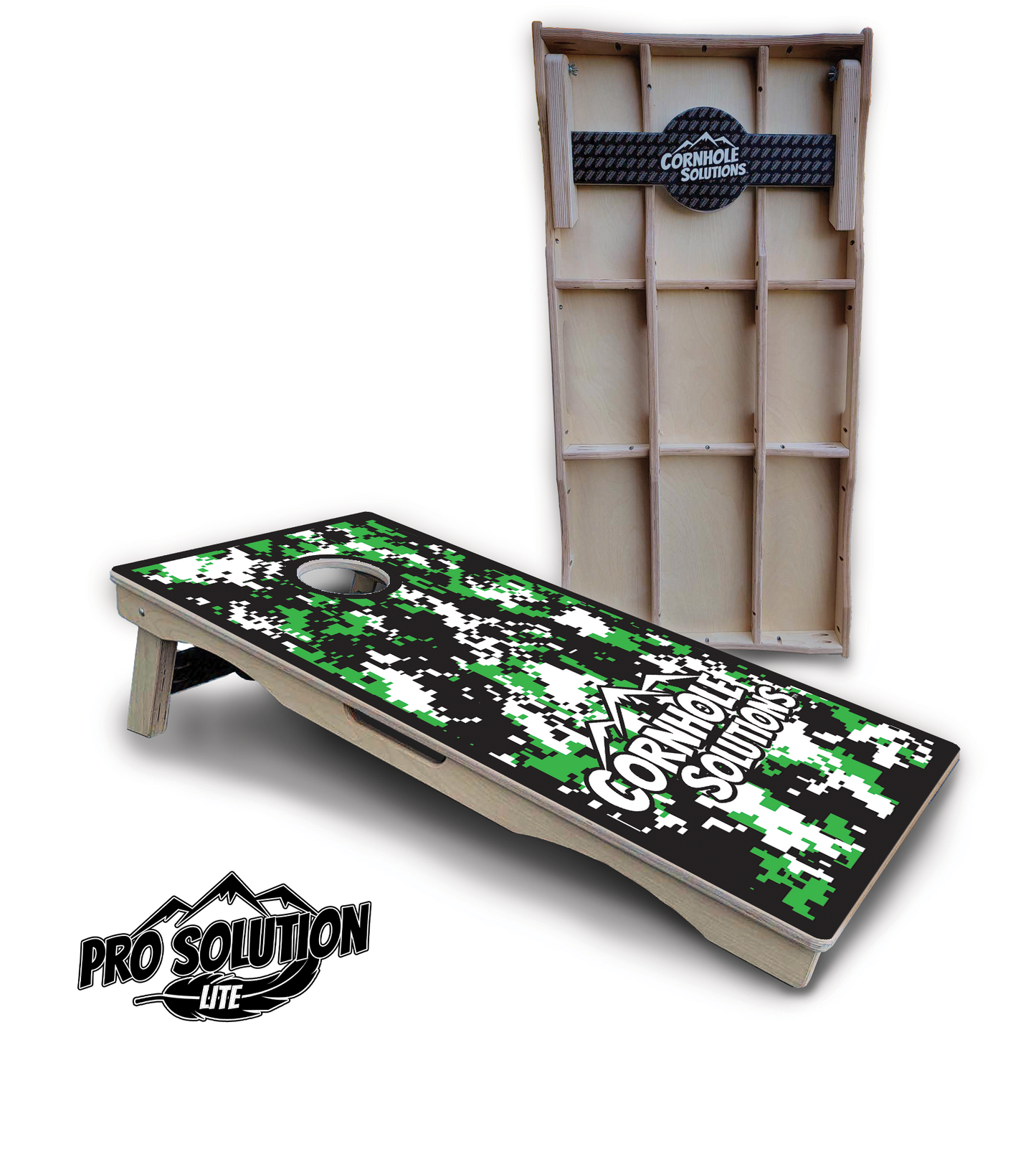Digital Camo Cornhole Boards - Pro Solution Lite Series