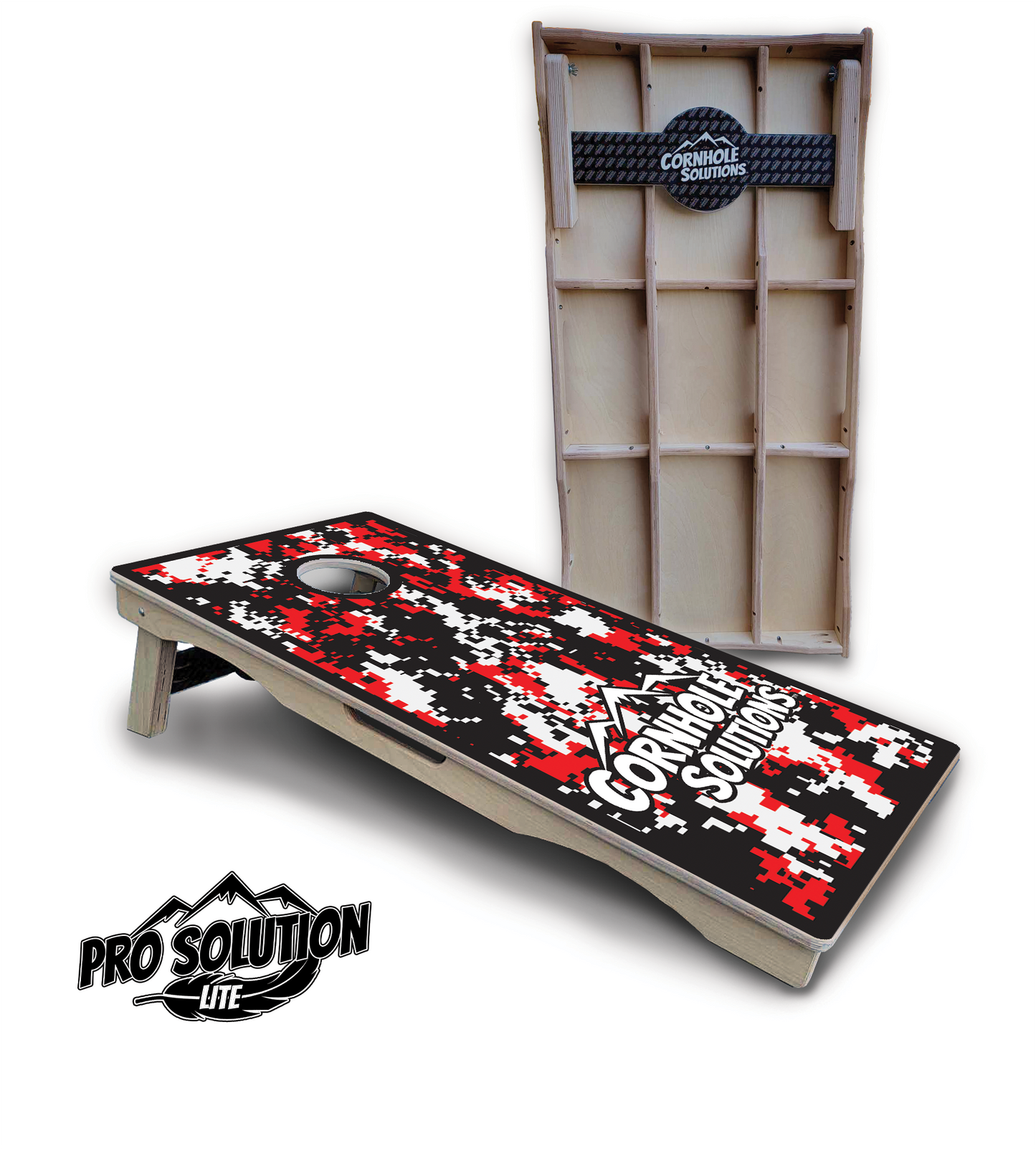 Digital Camo Cornhole Boards - Pro Solution Lite Series