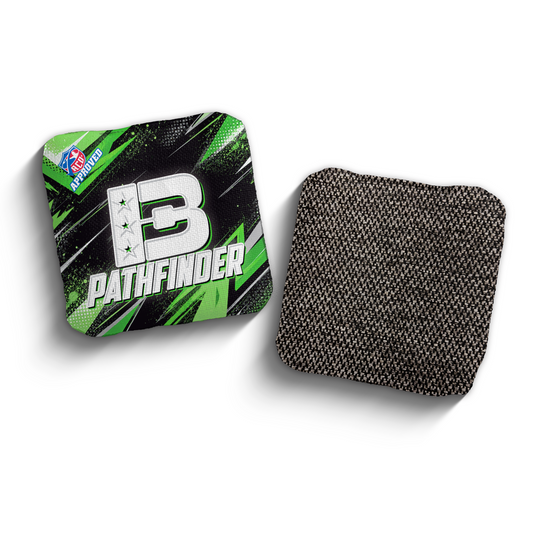 2027 Brotherhood Cornhole Pathfinder Go Go Green Edition ACO Stamped Cornhole Bags