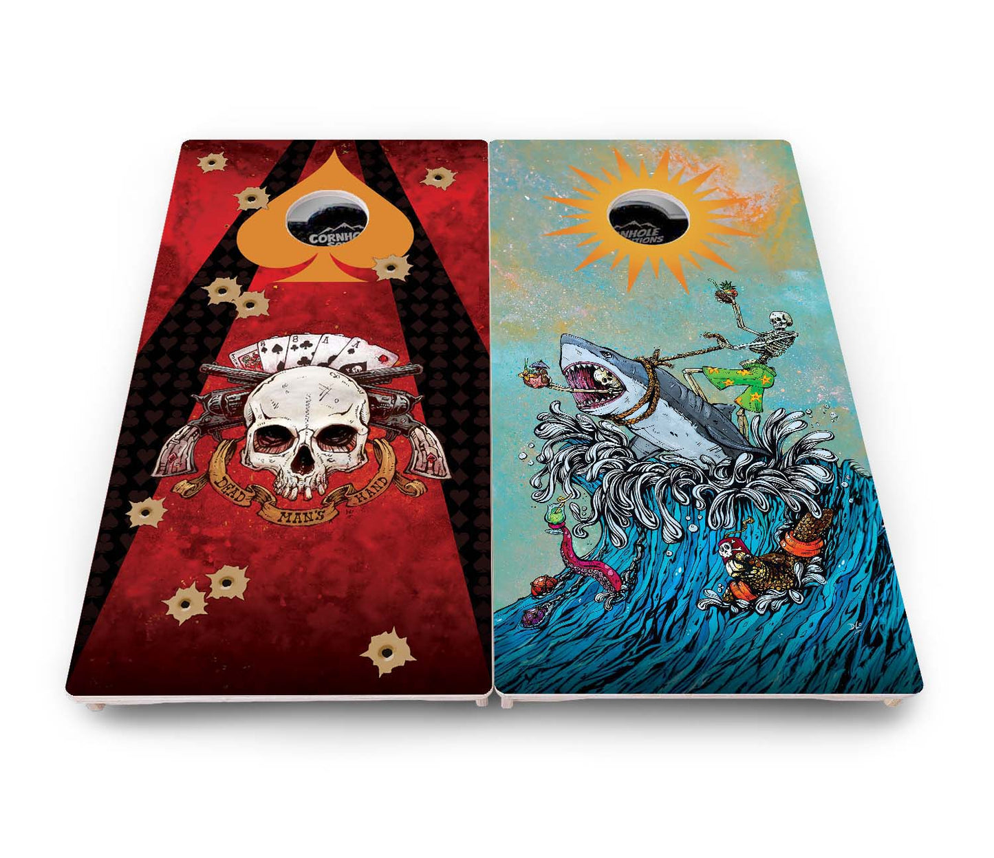 Artist Series Cornhole Boards - Pro Solution Elite Series