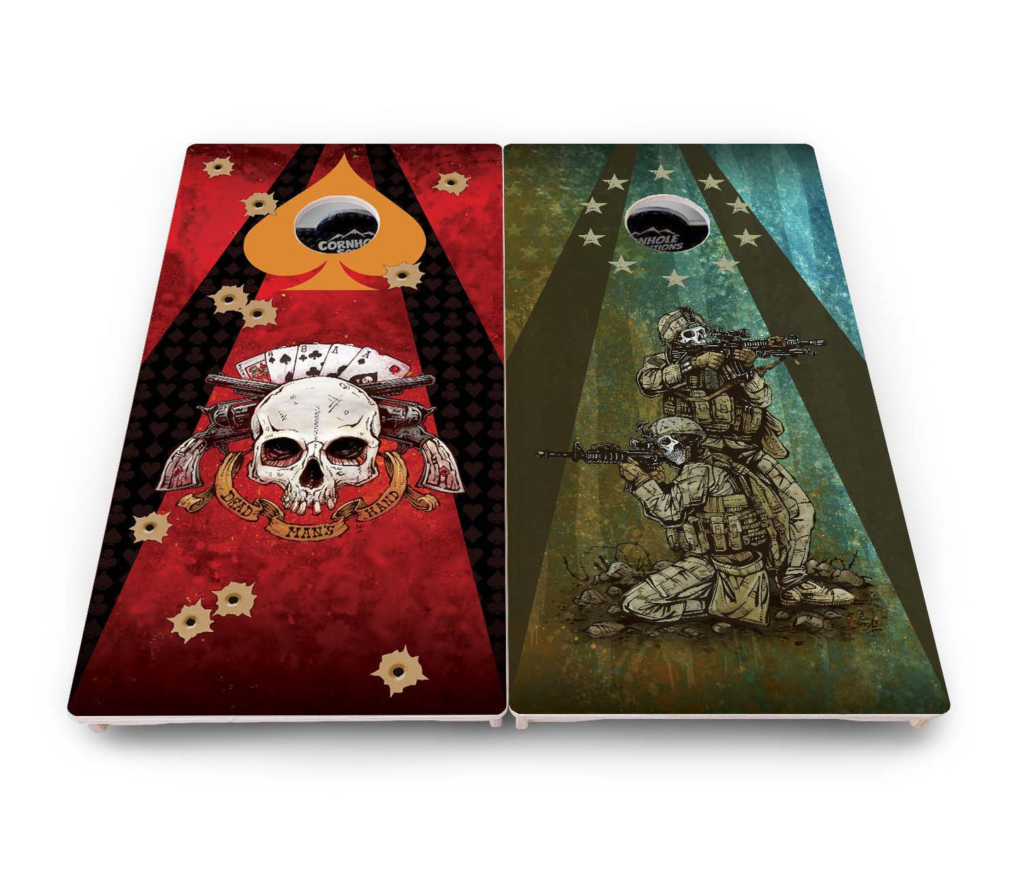 Artist Series Cornhole Boards - Pro Solution Elite Series