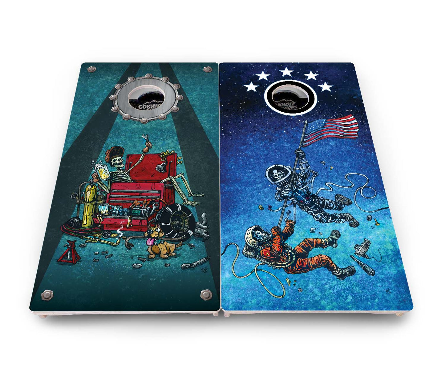 Artist Series Cornhole Boards - Pro Solution Elite Series