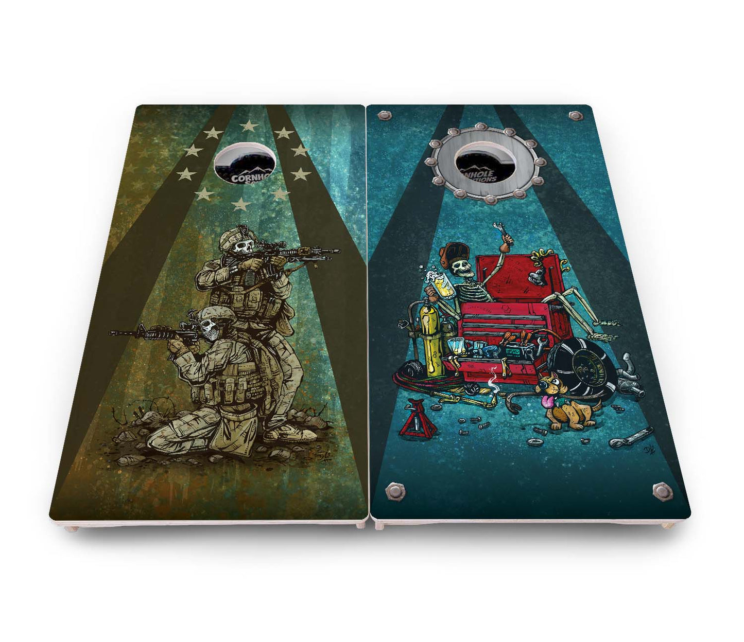 Artist Series Cornhole Boards - Pro Solution Elite Series
