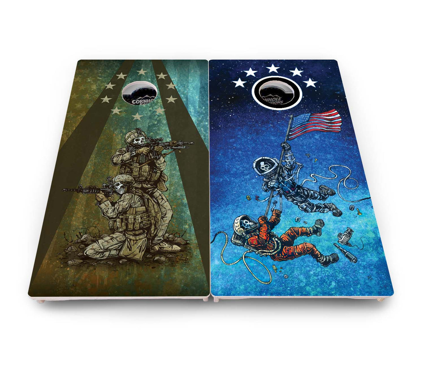 Artist Series Cornhole Boards - Pro Solution Elite Series