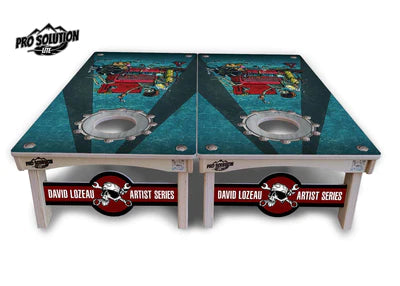 PRO Solution Lite Cornhole Boards - Garage Life