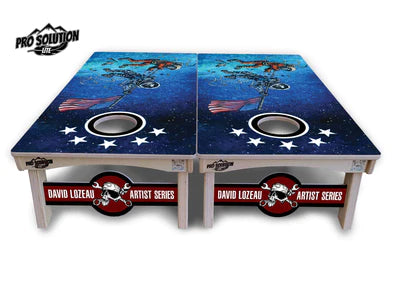 PRO Solution Lite Cornhole Boards - Space Race