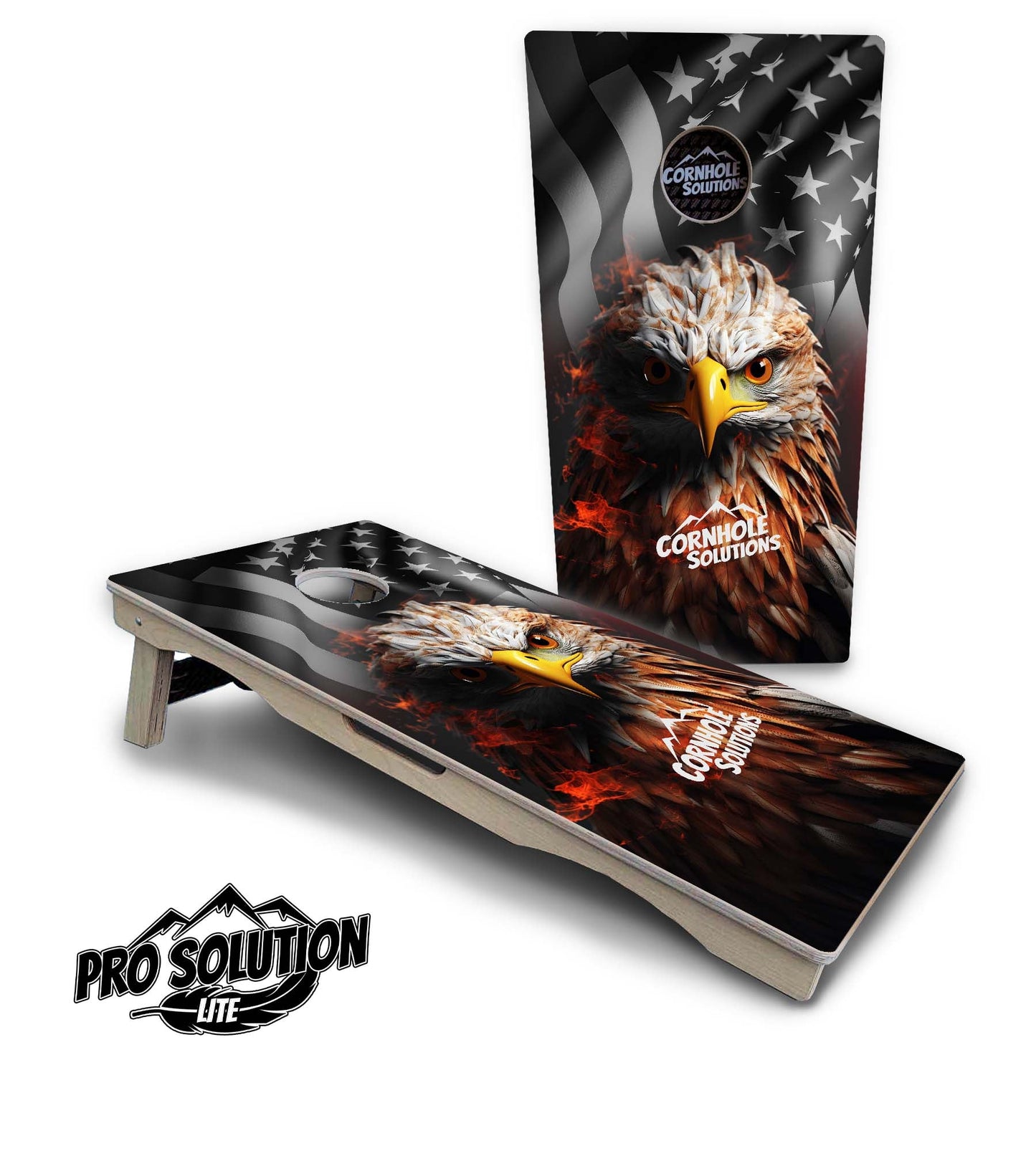 Fire Eagle Cornhole Boards - Pro Solution Lite Series