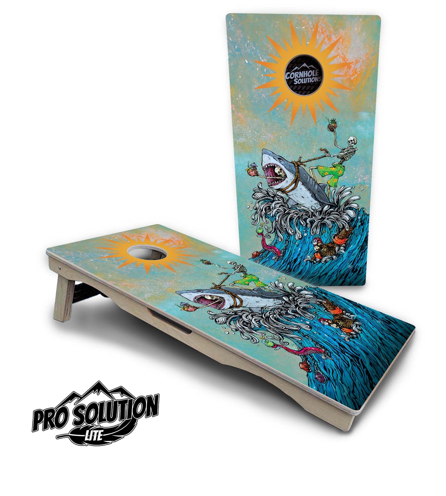 Artist Series Cornhole Boards - Pro Solution Lite Series
