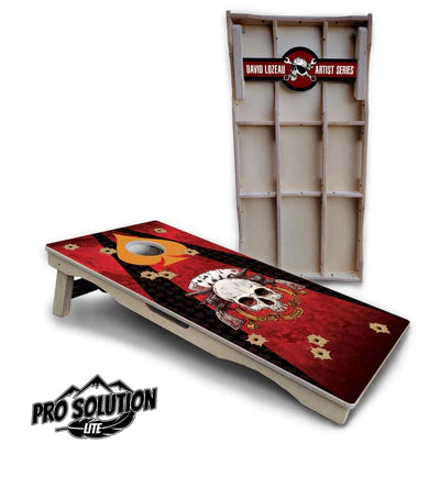 PRO Solution Lite Cornhole Boards - Deadmans Hand