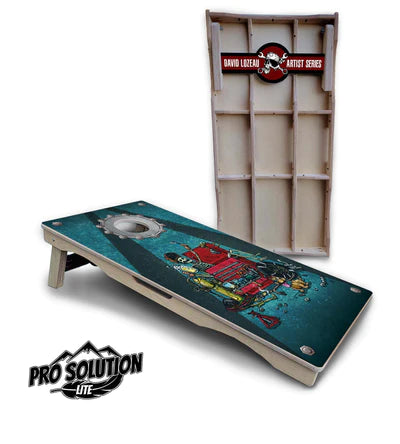 PRO Solution Lite Cornhole Boards - Garage Life