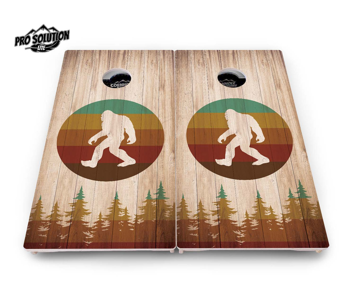 Bigfoot Circle Cornhole Boards - Pro Solution Lite Series