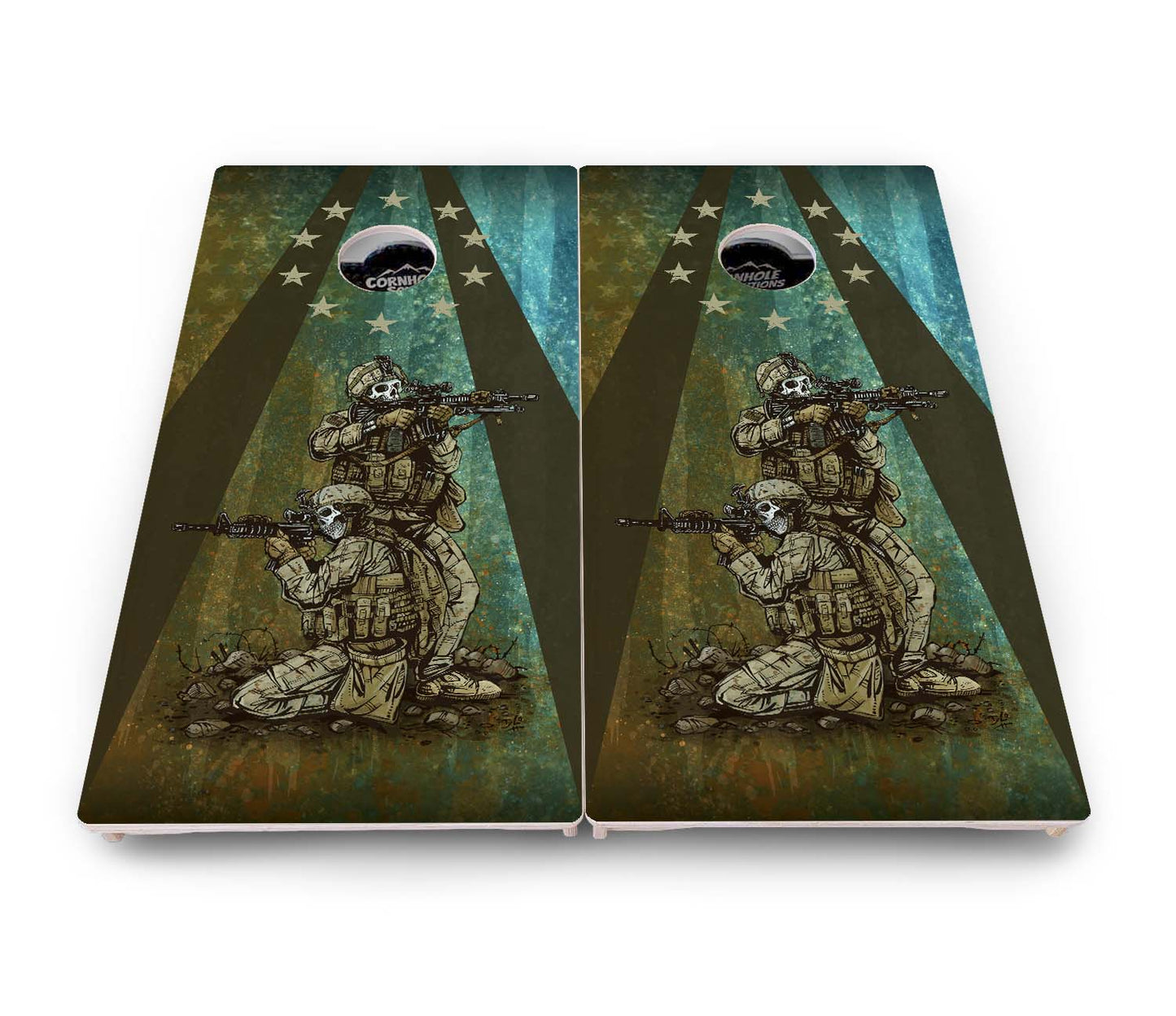 Artist Series Cornhole Boards - Pro Solution Lite Series