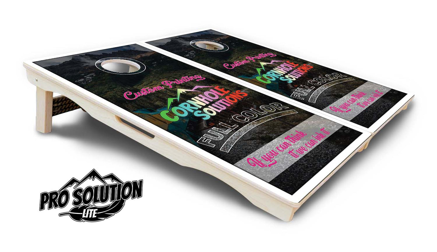 Custom Cornhole Boards - Pro Solution Lite Series - Free Shipping!